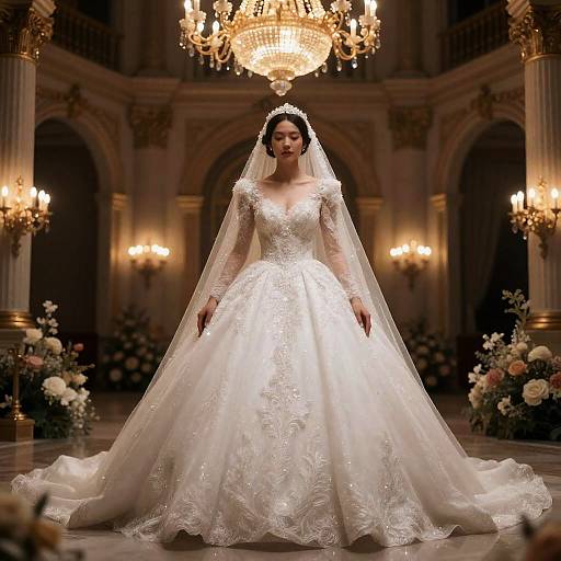 Fairy Tale Bride in Cinematic Glow