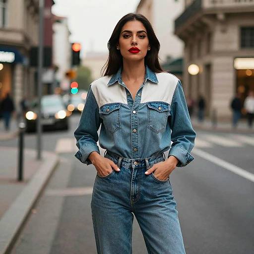 Confident Street-Style Fashion Portrait