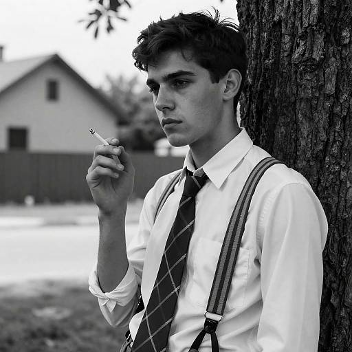 Vintage Portrait of a Young Man