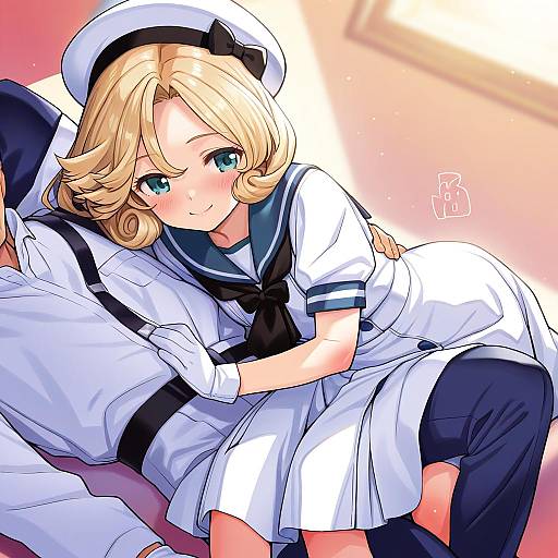 Illustration of Janus (kancolle), kantai collection in the style of Kinocopro