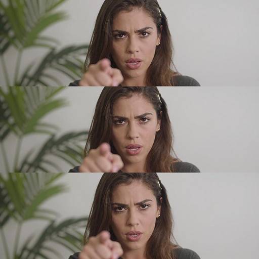 Intense Portrait Series of a Woman