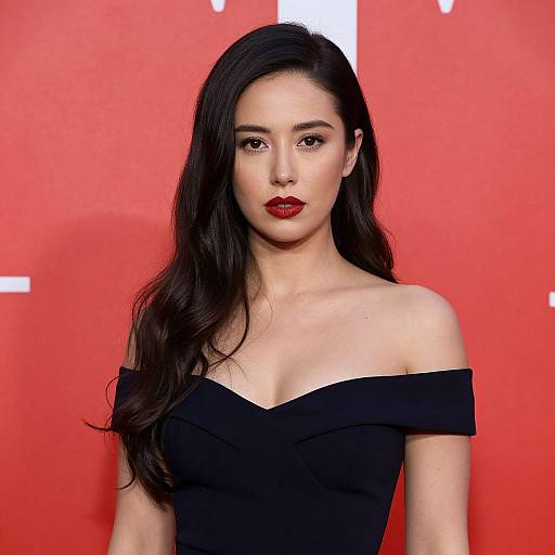 Confident Woman with Intense Gaze