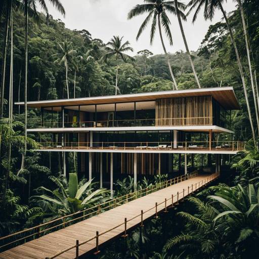 Modern Tropical Rainforest House