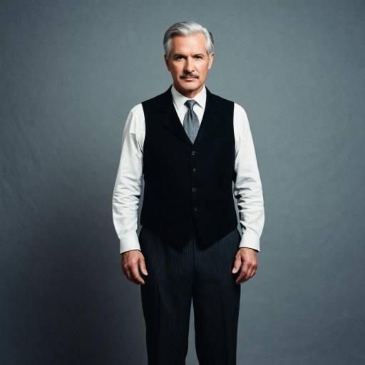 Mature Gentleman in Classic Formal Attire