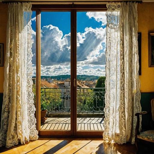 Vibrant Indoor Scene with Sunlight