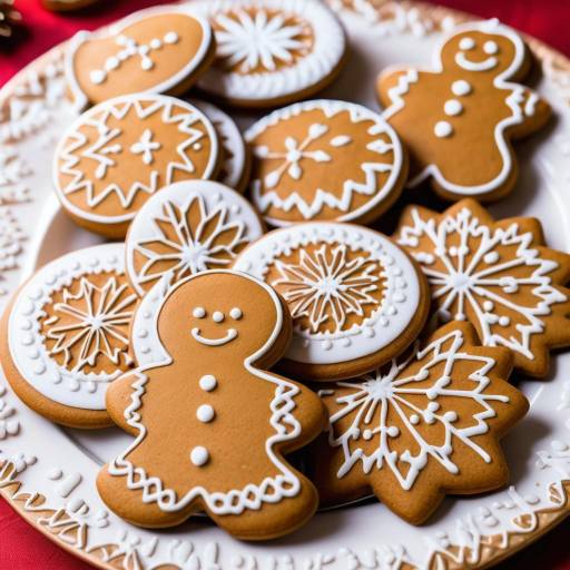 Gingerbread Cookies in Holiday Ambiance