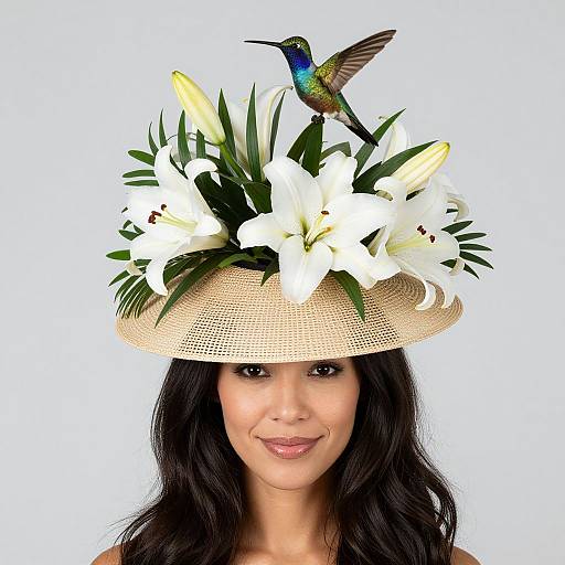 Elegant Tropical Hummingbird Fascinator