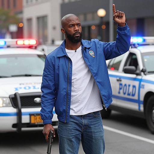 Intense Black Man with NYPD Encounter
