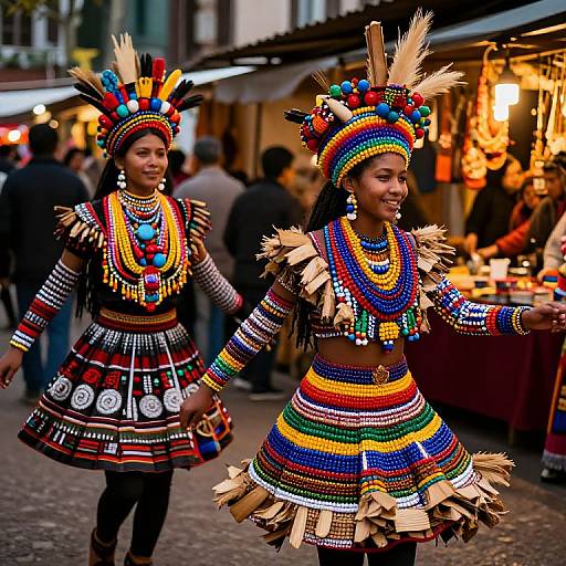 Festive Braided Hairstyles with Beads