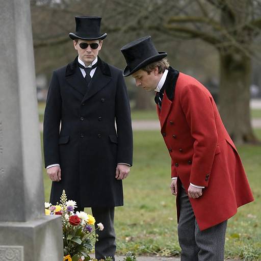 Nineteenth Century Men in Stylish Attire