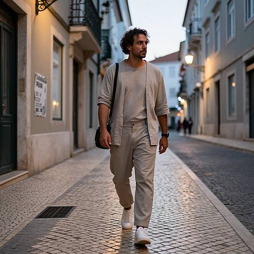 Lisbon Dusk Urban Street Style