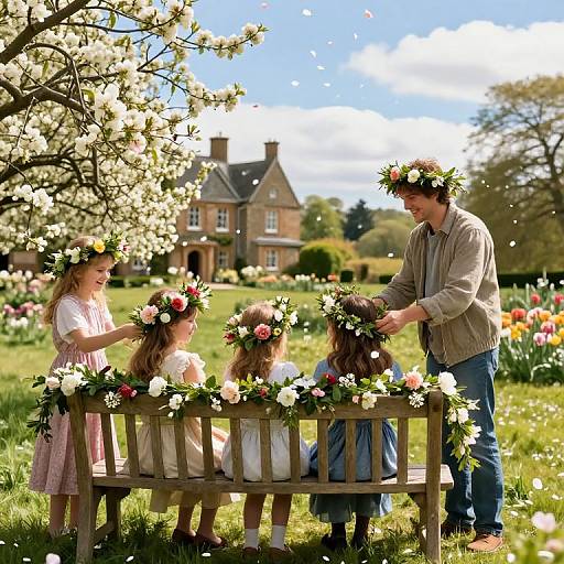 Maying Celebration at Historic Estate