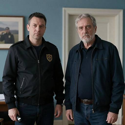 Serious Conversation in a Blue Room