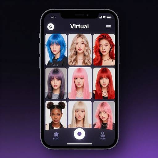 Photograph of a smartphone screen displaying a 