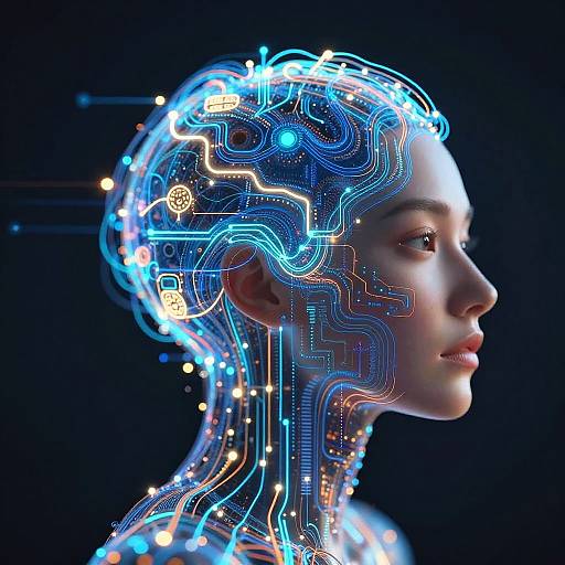 AI Style Transformation with Futuristic Glow