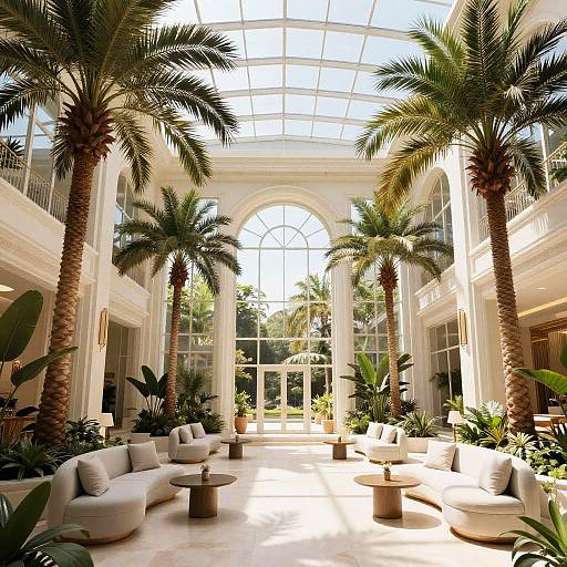 Luxurious Indoor Botanical Pavilion Design