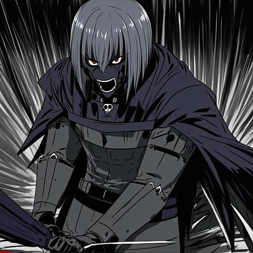 Illustration of Alpha (punishing: gray raven), punishing: gray raven in the style of Isshiki (ffmania7)