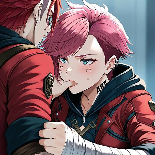 Illustration of Arcane vi, league of legends in the style of Judo fuu