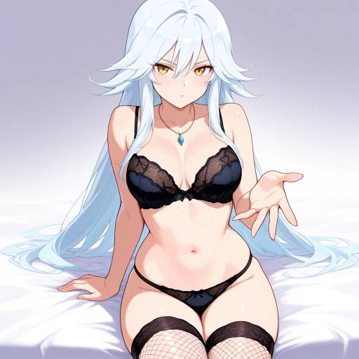 Tender-Spirited Cowgirl in Lingerie