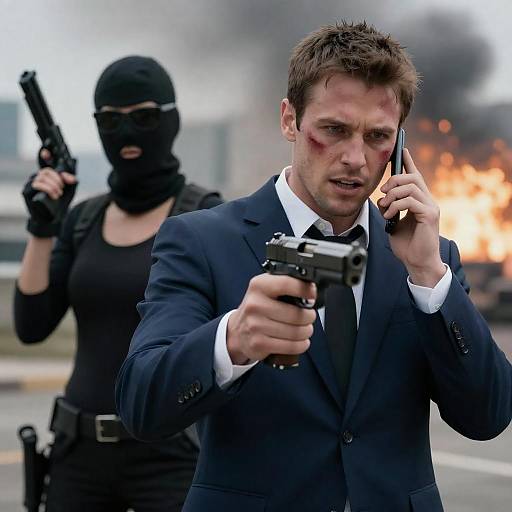 Intense Urban Standoff with Tension