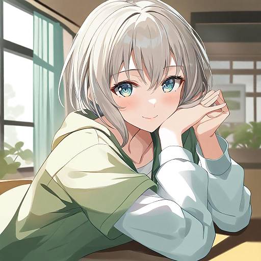 Illustration of Aoba moca, bang dream! in the style of Takehana note