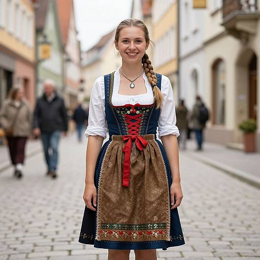 Woman in Traditional German Fest Costume