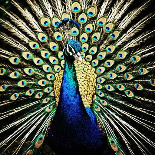 Tribal Peacock Synth Art Design