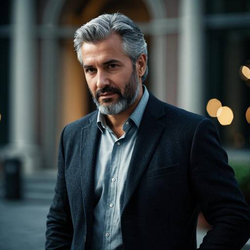 Smart Casual Italian Man in Cinematic Style