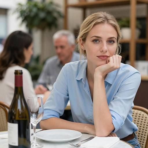 Charming Café Scene with Friends