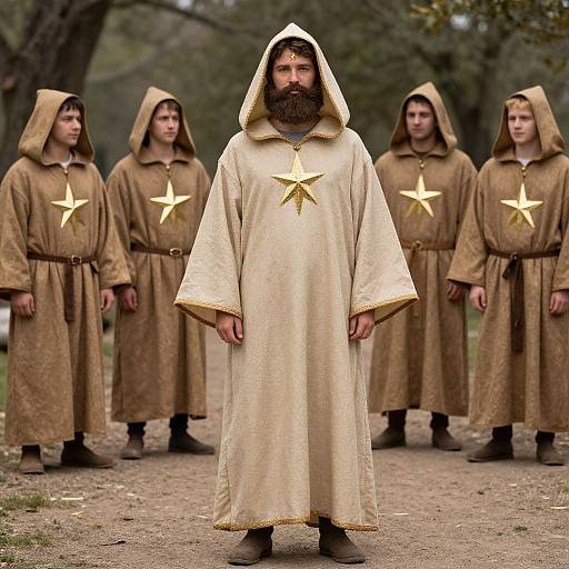 Funny Nativity Costume with Hooded Male