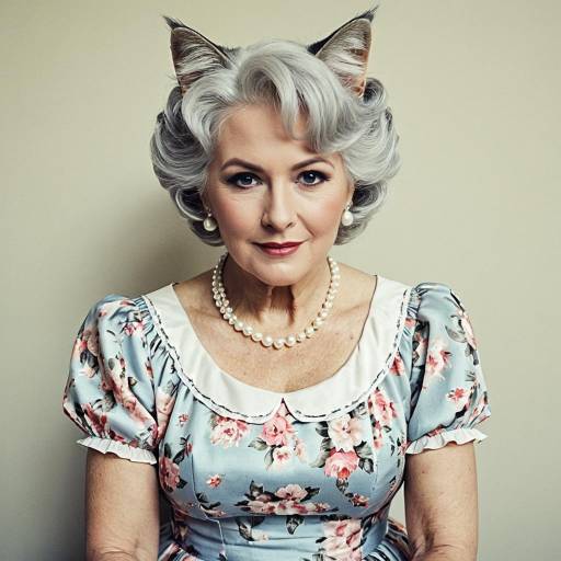 Vintage Cat Meow Cosplay Costume Design