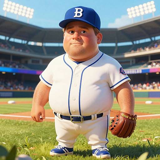 Caricature Portrait of John Kruk