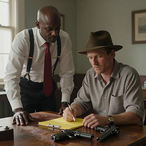 Intense Conversation in a Dim Room