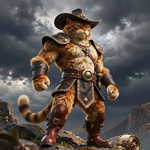 Buff Puss in Boots Warrior