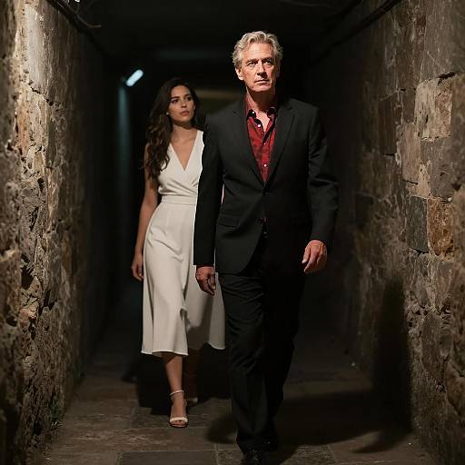 Mysterious Encounter in a Stone Tunnel