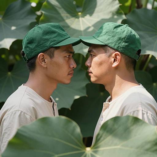 Intense Encounter Among Nature's Embrace