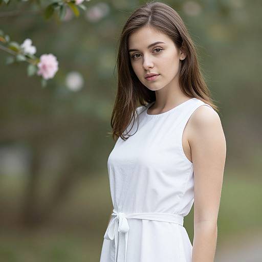 Realistic White Special Occasion Dress