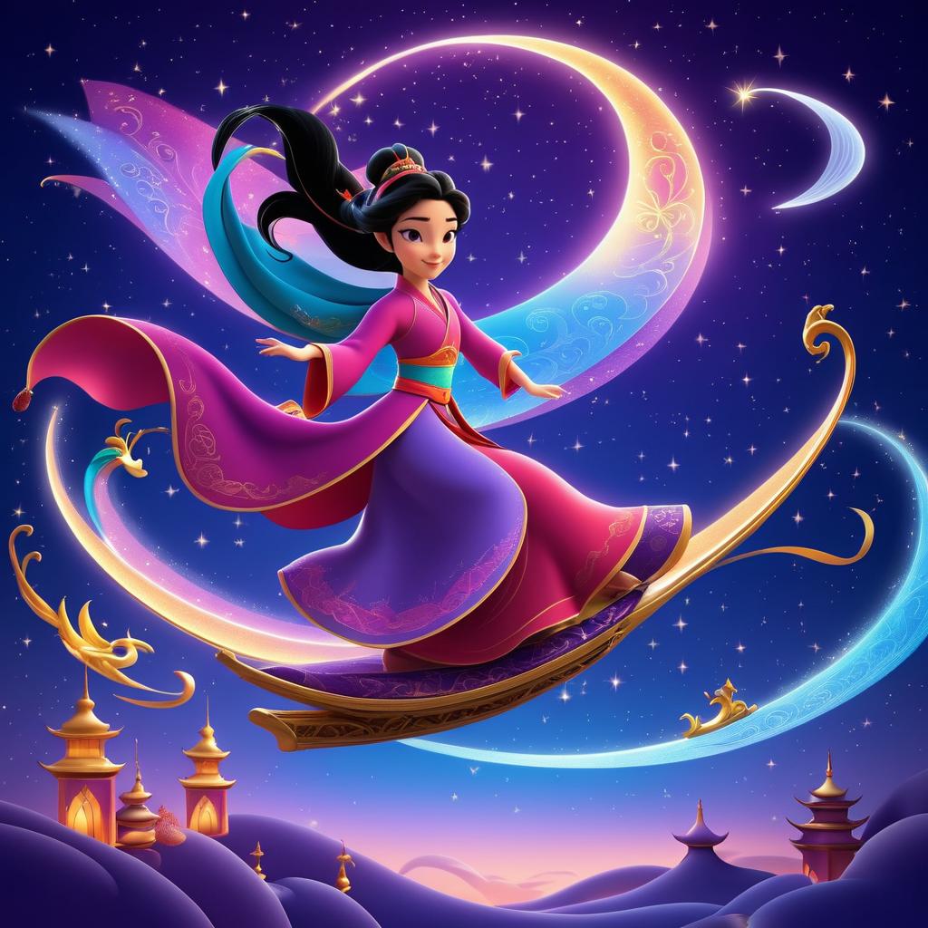 Mulan's Whimsical Carpet Ride Adventure