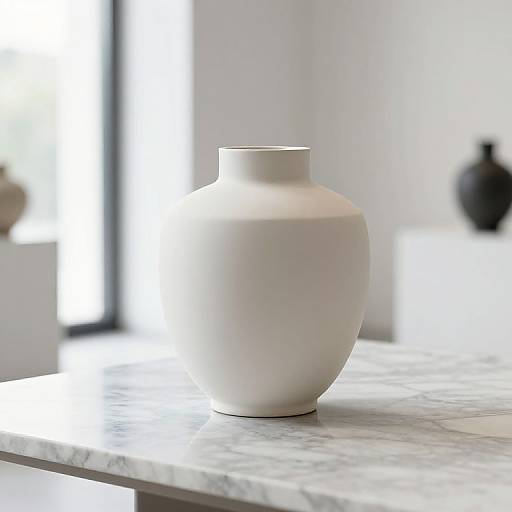 Modern Minimalist Ceramic Urn Design