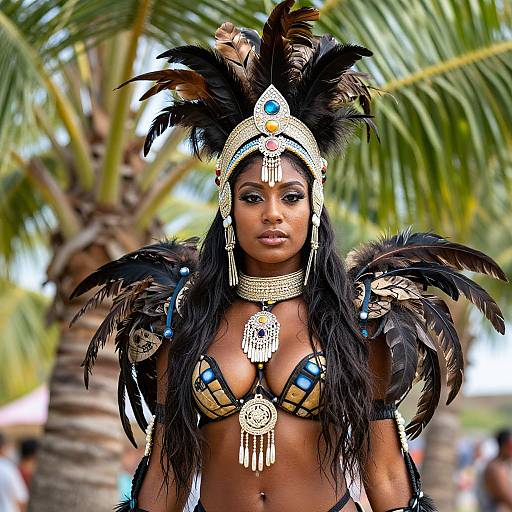 Caribana Festival Costume Portrait