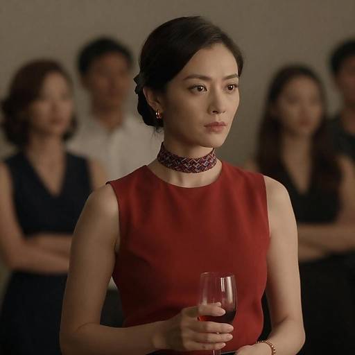 Serious Elegance in Dim Light