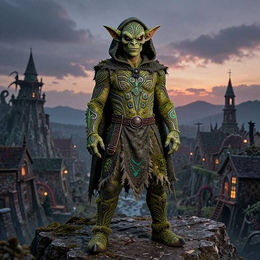 Tribal Green Goblin at Twilight Cliff