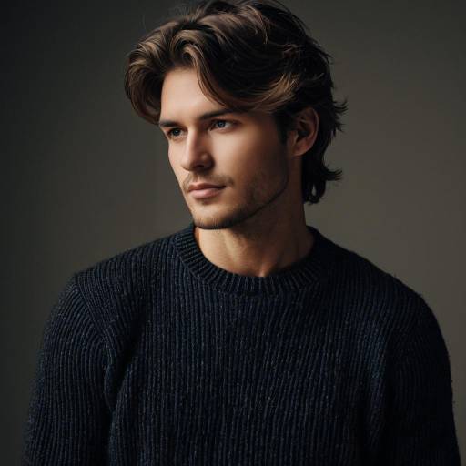 Stylish Portrait of a Man in Sweater