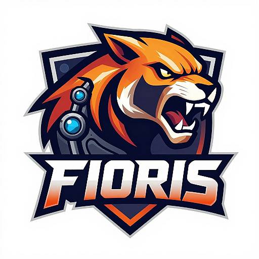 Fierce Futuristic Sports Mascot Logo