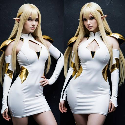 Chic Lusamine Cosplay Costume Design