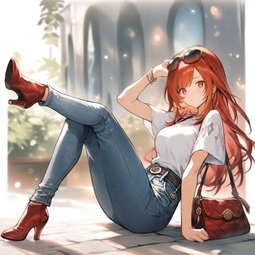 Fashionable Girl in Radiant Historia Style