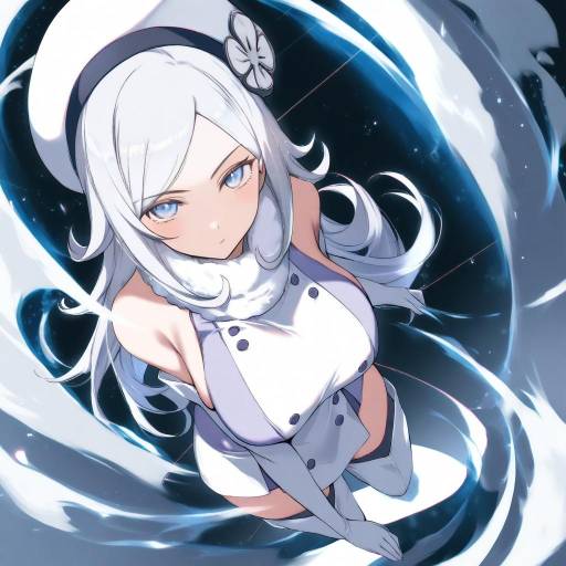 Illustration of Aila jyrkiainen, gundam in the style of Momendoufu