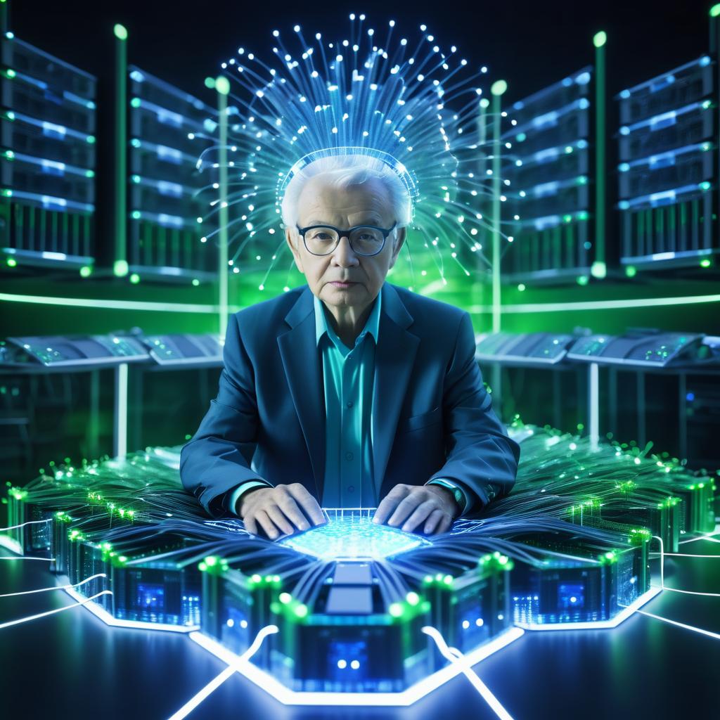 Elderly Sage of Superintelligence on Server