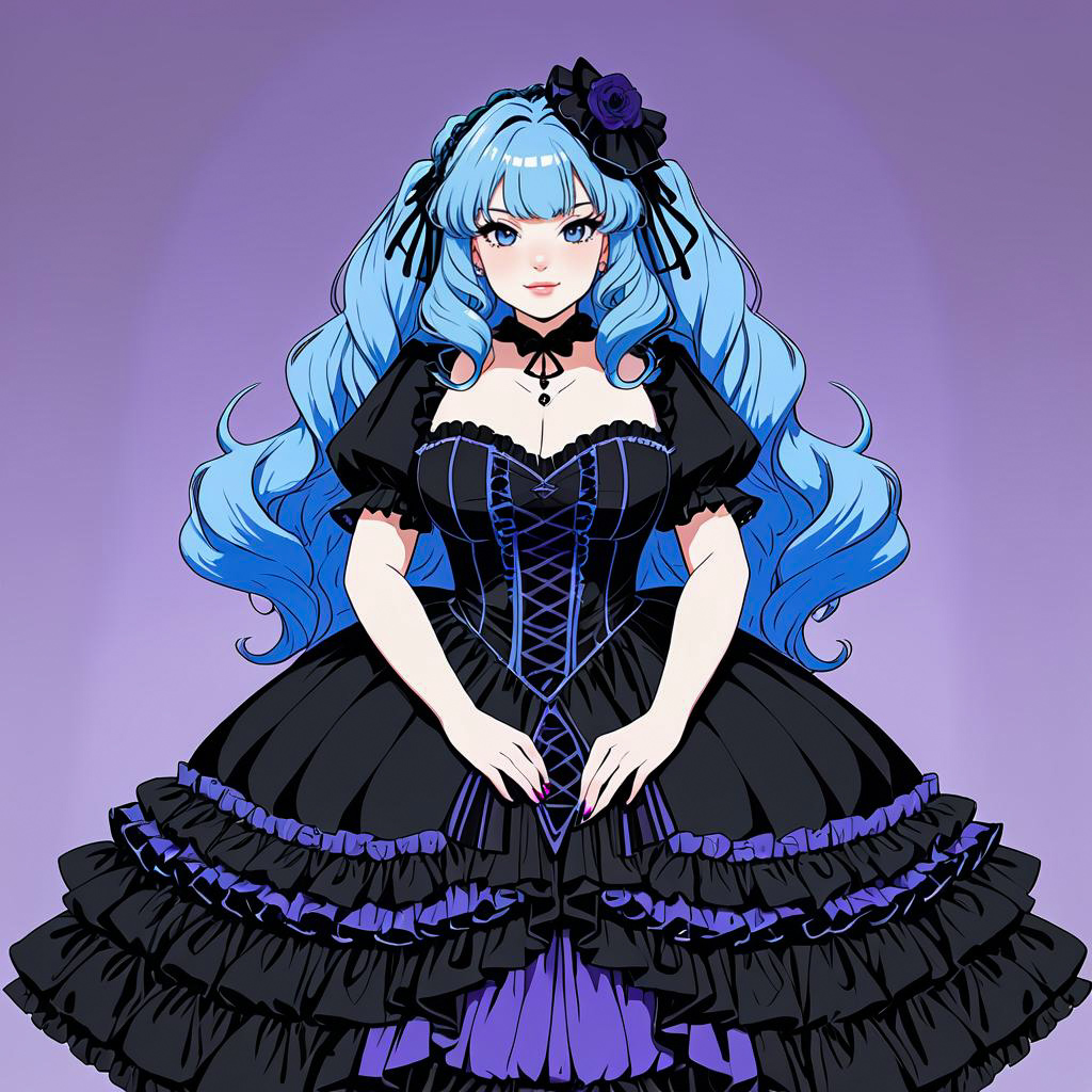 Smug Duchess in Gothic Lolita Fashion