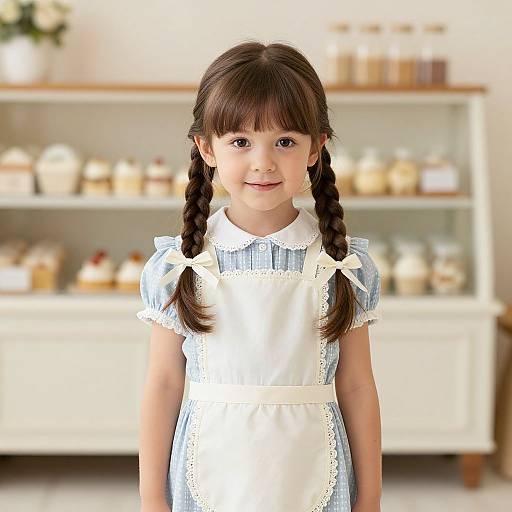 Alice's Bakery Toddler Girl Portrait